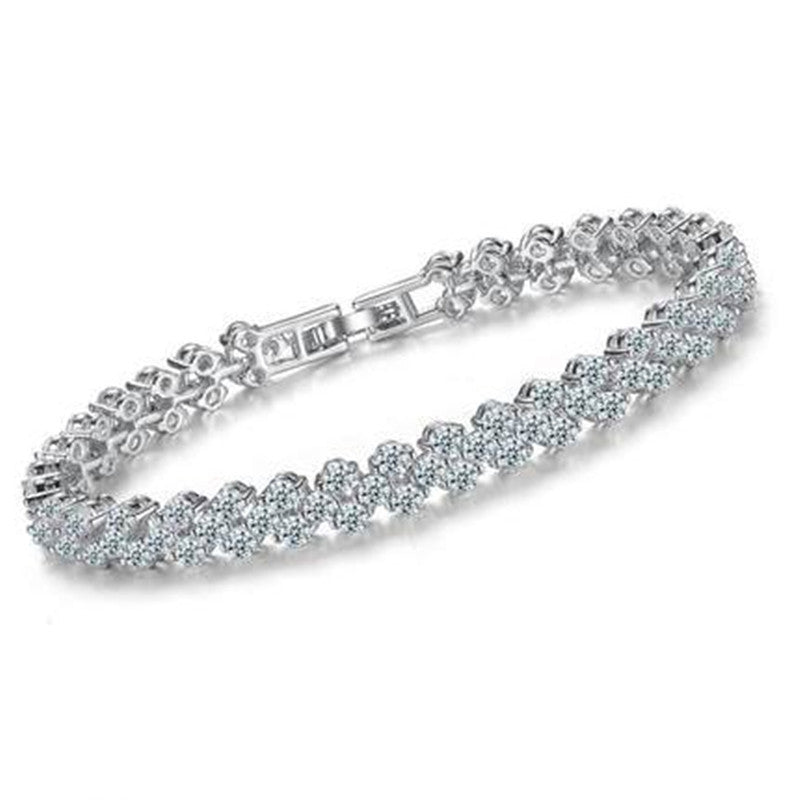 Wholesale Roman Diamond Multilayer Bracelet